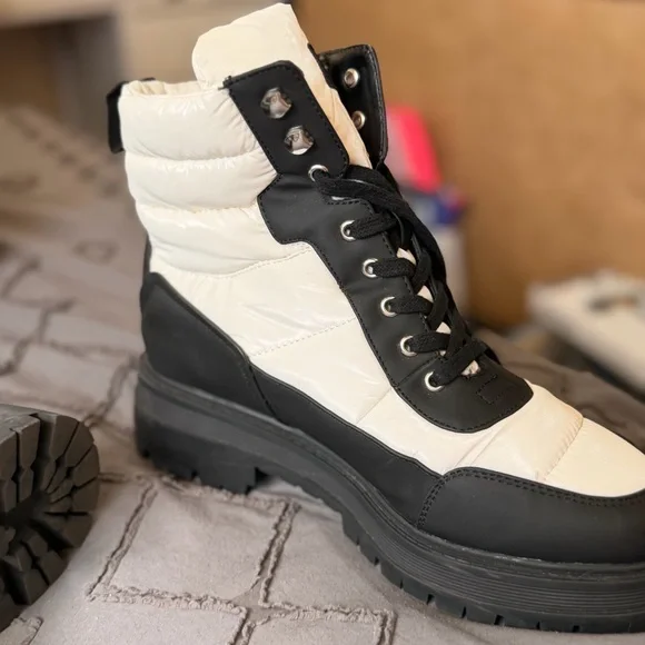 Nine West Monochrome High-Top Sneakers - Picture 10 of 13